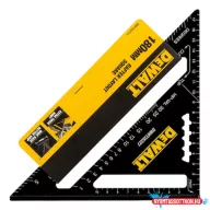   DEWALT Vonalzó, tetőfedő, derékszögű háromszög, 17,5cm