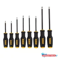   DEWALT Csavarhúzó, TOUGHSERIES, 8db, készlet, acél, MAXFIT
