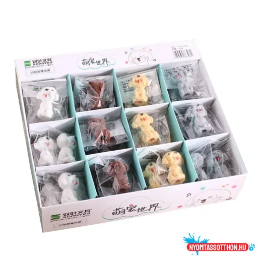 3D radír - kiskutya (db)