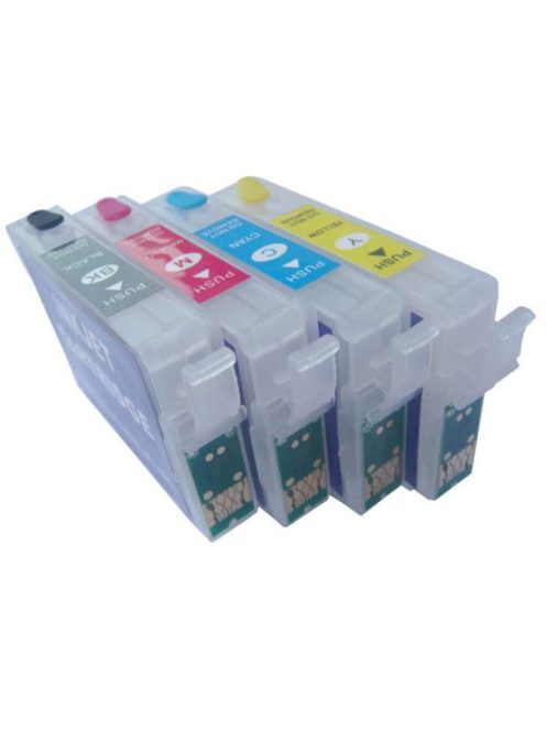 Epson T1291-T1294 kompatibilis újratölhető tintapatron szett (tinta nélkül)