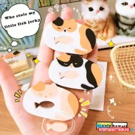 Cica radír halacskával