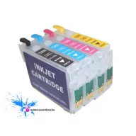   T0711-714 kompatibilis újratölthető tintapatron szett (tinta nélkül)