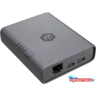   MikroTik EC25-EU&KNE KNOT 1xGbE LAN 1xSIM slot 3xSMA csatlakozó, eSIM support LTE 4G IoT Gateway