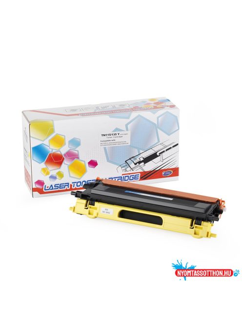 Brother TN115/TN135 toner yellow ECO (utángyártott)