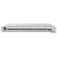   Ubiquiti UniFi USW-Enterprise-24-PoE 12x 2.5GbE Multi-Gigabit PoE LAN 12xGbE PoE LAN 2xSFP+ port 400W L3 menedzselhető switch