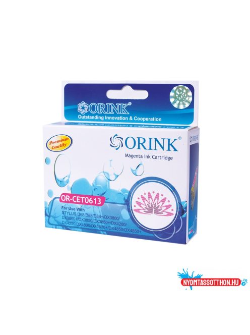 Epson T0613 tintapatron magenta ORINK (utángyártott)