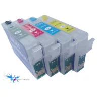   Epson T2711-T2714 (27) kompatibilis újratölthető tintapatron szett (tinta nélkül) WF-3620 WF-7110