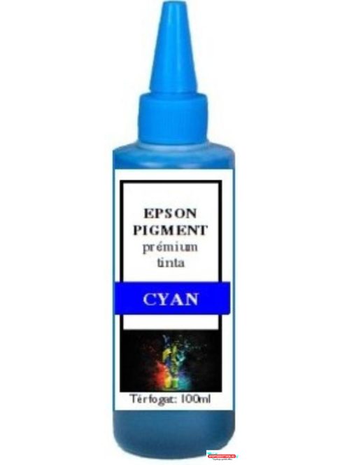 T0712 kompatibilis cyan pigment alapú tinta, 100ml (db)