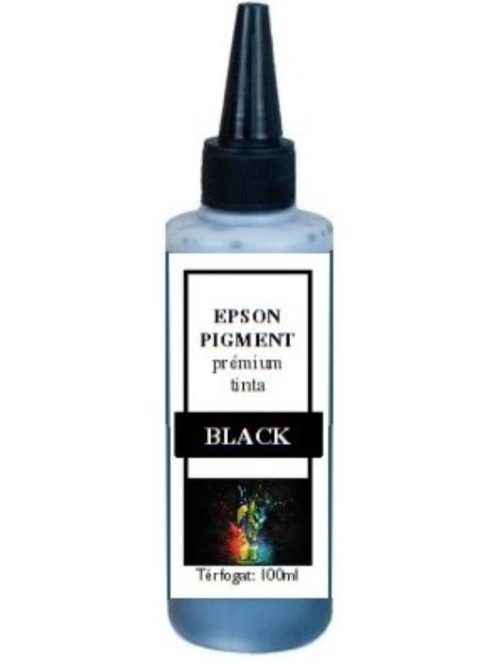 T0801 pigment alapú fekete tinta, 100ml (db)