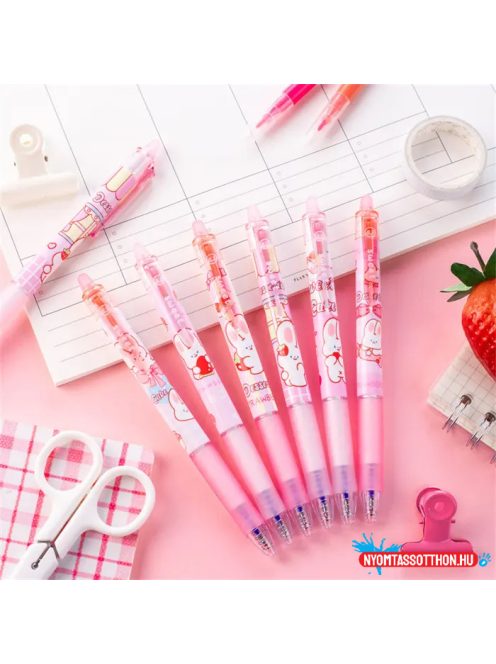 Radírozható toll (pink nyuszis)