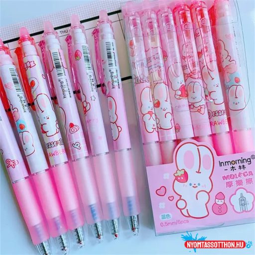 Radírozható toll (pink nyuszis)