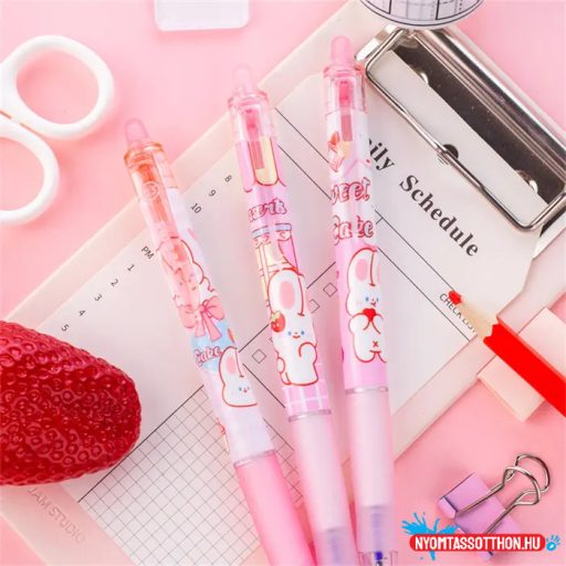 Radírozható toll (pink nyuszis)
