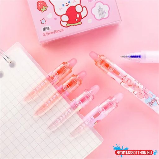 Radírozható toll (pink nyuszis)