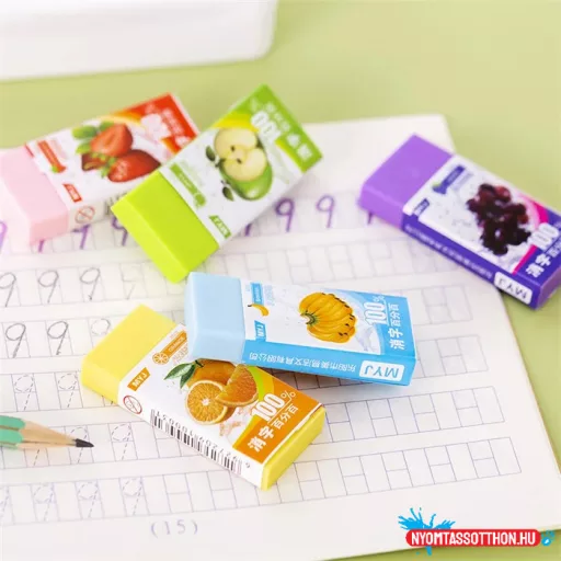 Illatos radír - 5 féle