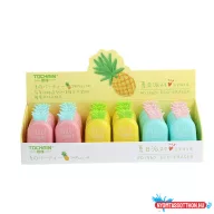 Radír ananászos műanyag tokban