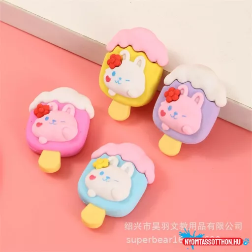 3D radír - Fagyi nyuszi (db)