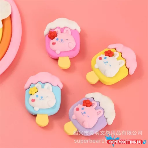 3D radír - Fagyi nyuszi (db)