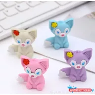 3D radír - Cuki rókák (db)