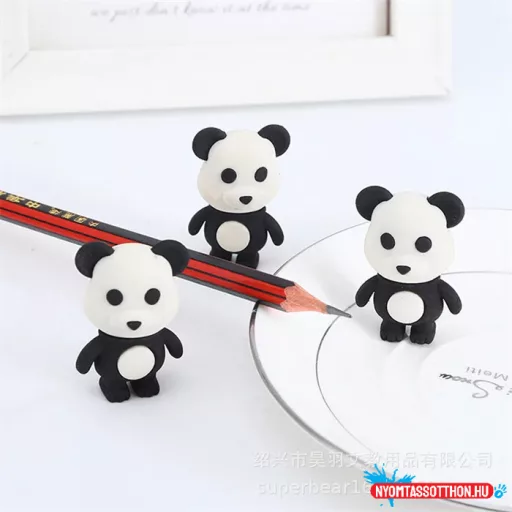 3D radír - Cuki panda (db)
