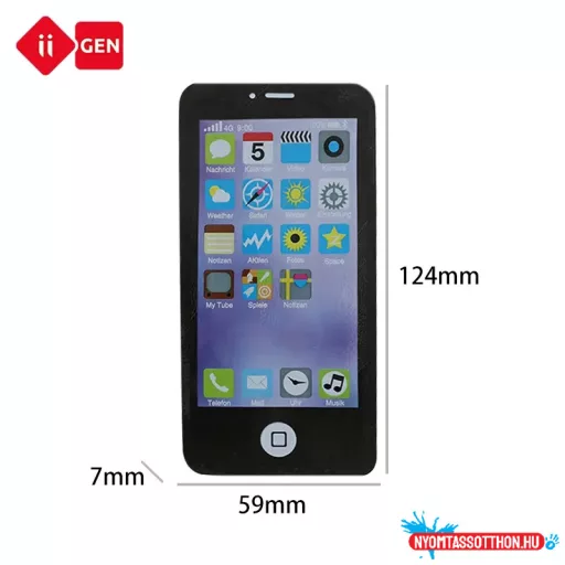 3D radír - mobiltelefon