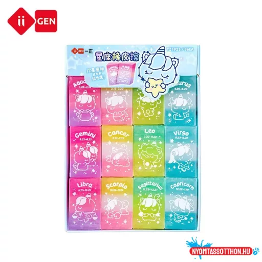 Cuki radír - unikornis