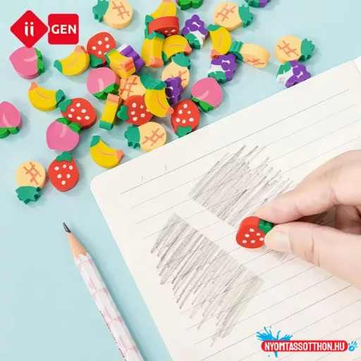 Cuki radír - palackos gyümölcs (db, nem palack)