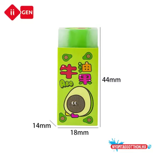 Cuki radír - avokádó