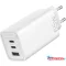 VENTION 3-portos USB(C+C+A) töltő (65W/30W/30W) Fehér
