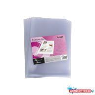   Genotherm 'L' A4, 80 micron narancsos, felül-oldalt nyitható, 50 db/csomag, Fornax