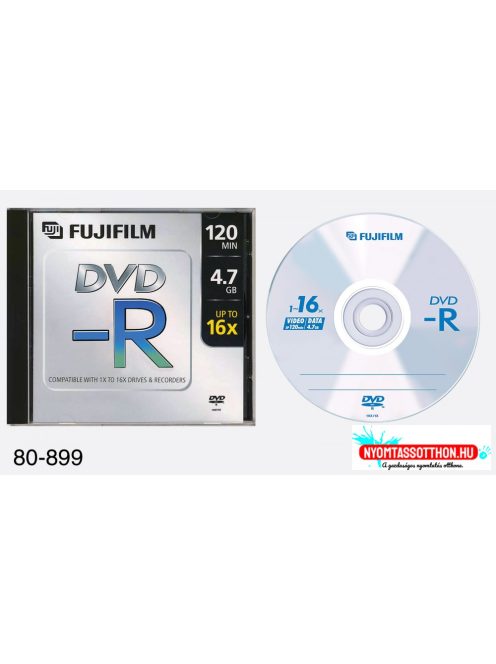 DVD-R Fuji 4,7GB 16x,vékony tok