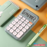   Hordozható 12 számjegyű számológép – Nagy képernyős kijelzővel