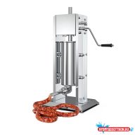   Salvador 7L álló manuális kolbásztöltő 5 töltőcső 3 tömítés