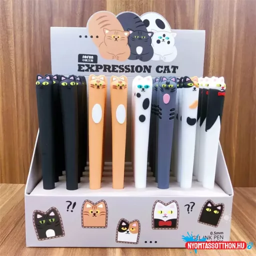 Cuki koreai cicás zselés toll, 0,5mm