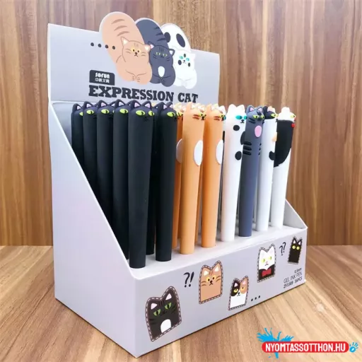 Cuki koreai cicás zselés toll, 0,5mm