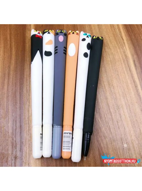 Cuki koreai cicás zselés toll, 0,5mm