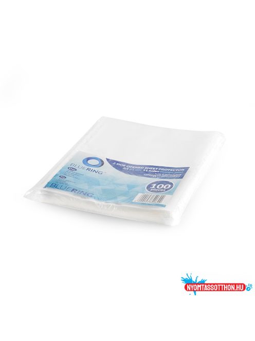 Genotherm lefűzhető, A4, 85 micron narancsos felül és belül nyitott Bluering® 100 db/csomag,