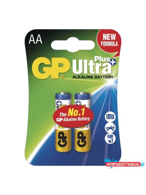 GP AA Alkaline Ultra Plus ceruza elem , 4db/cs , GP15AUP-2U4 , LR6