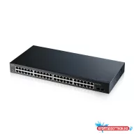   Zyxel GS1900-48-EU0102F v2 48xGbE LAN port L2 smart menedzselhető rackbe szerelhető Switch