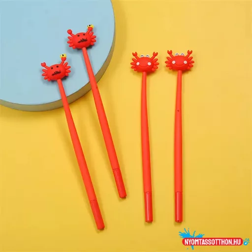 Ráknépség fekete zselés toll, 0.5mm