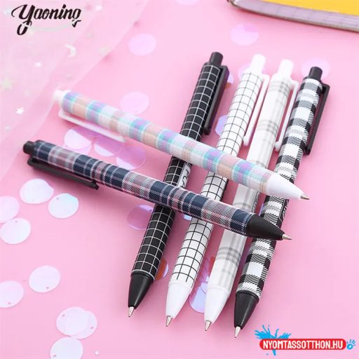 Kockás zselés toll (Plaid)