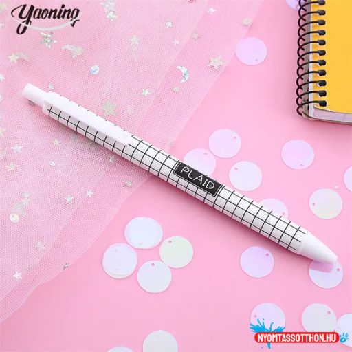 Kockás zselés toll (Plaid)