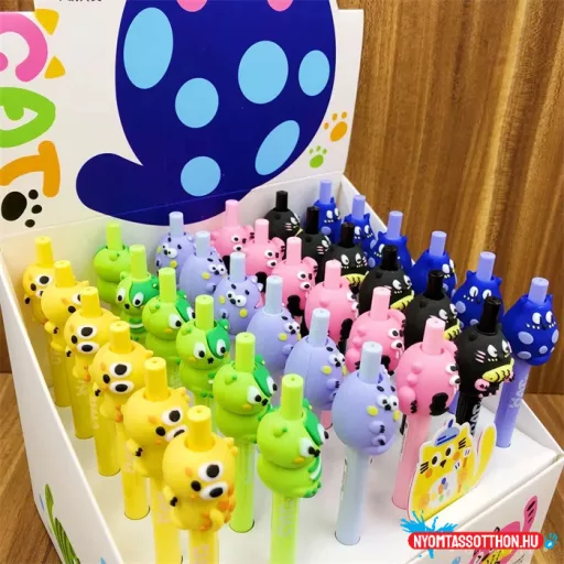 Cuki pöttyös cica zseléstoll, 0.5mm