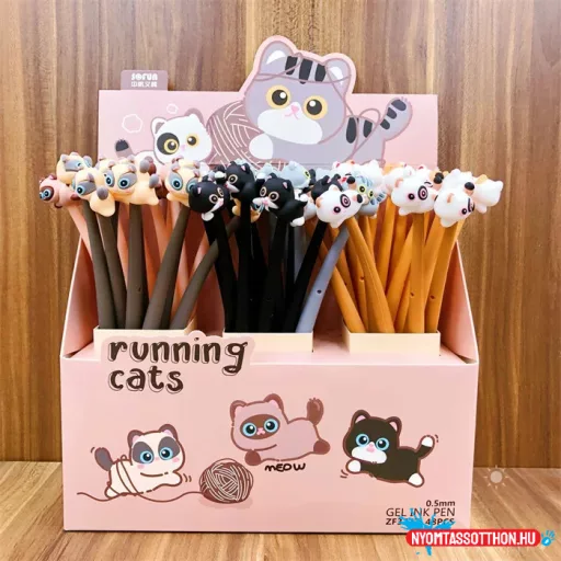 Cuki cicás hajlékony zseléstoll, 0.5mm