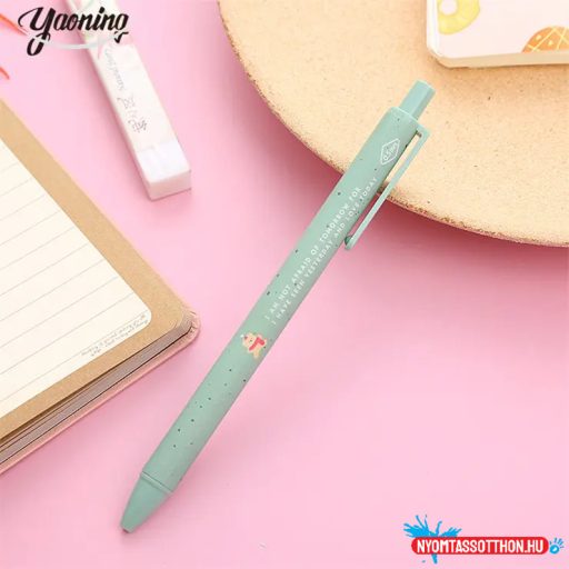 Cuki macis zselés toll szöveggel (pasztell design)