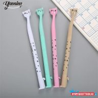 Zsiráfnyakú gyönyörű cica fekete zselés toll, 0.5mm