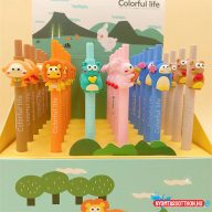 Figurás fekete zselés toll, 0.5mm