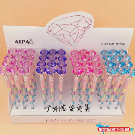 Gyémántos varázs zseléstoll, 0.5mm