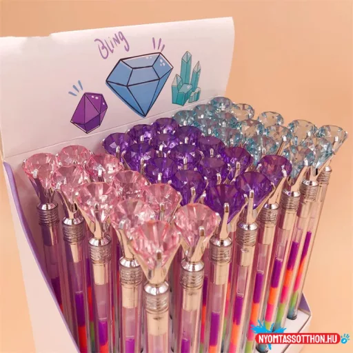 Gyémántos varázs zseléstoll, 0.5mm