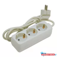   Elosztó három csatlakozós 1,5m kábellel asztali 16A max. 3500W