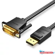 VENTION KÁBEL DP to DVI Kábel 2M Black